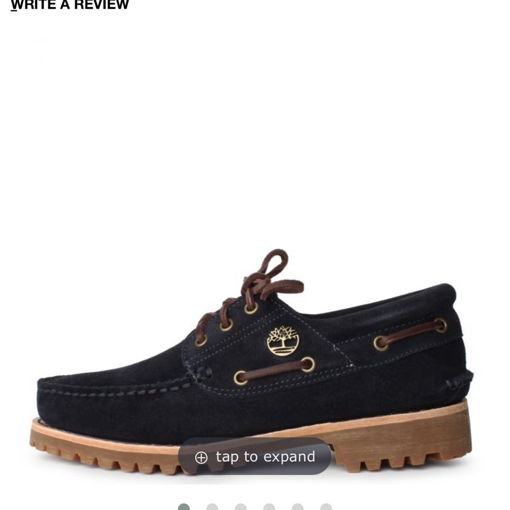 Timberland Men's Dark Suede Boat Shoes